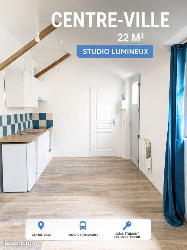 Studio 22 m2 à Fontainebleau centre ville