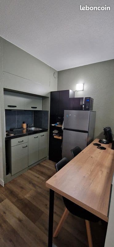 Studio meublé 20 m2, 550 CC Angers, quartierLafayette